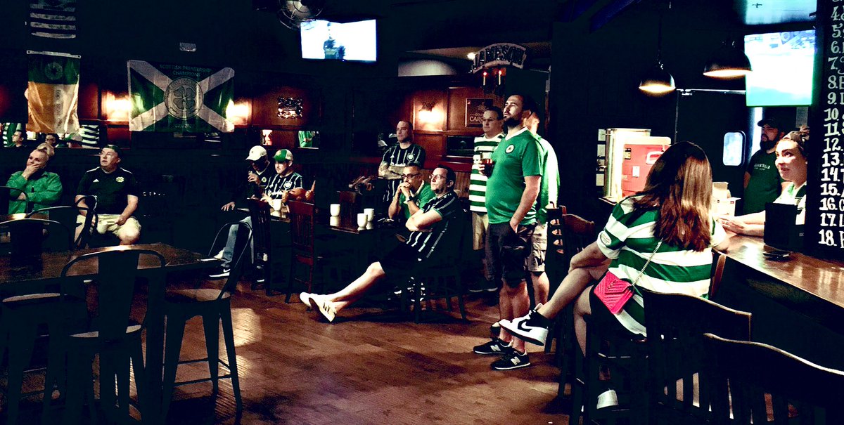 LoneStarCSC's tweet photo. “Moan’in in the Gloaming” - Good crowd, amazing people, s#%t result. We move on. We are Glasgow Celtic🍀 https://t.co/ZC0BZhdjpa