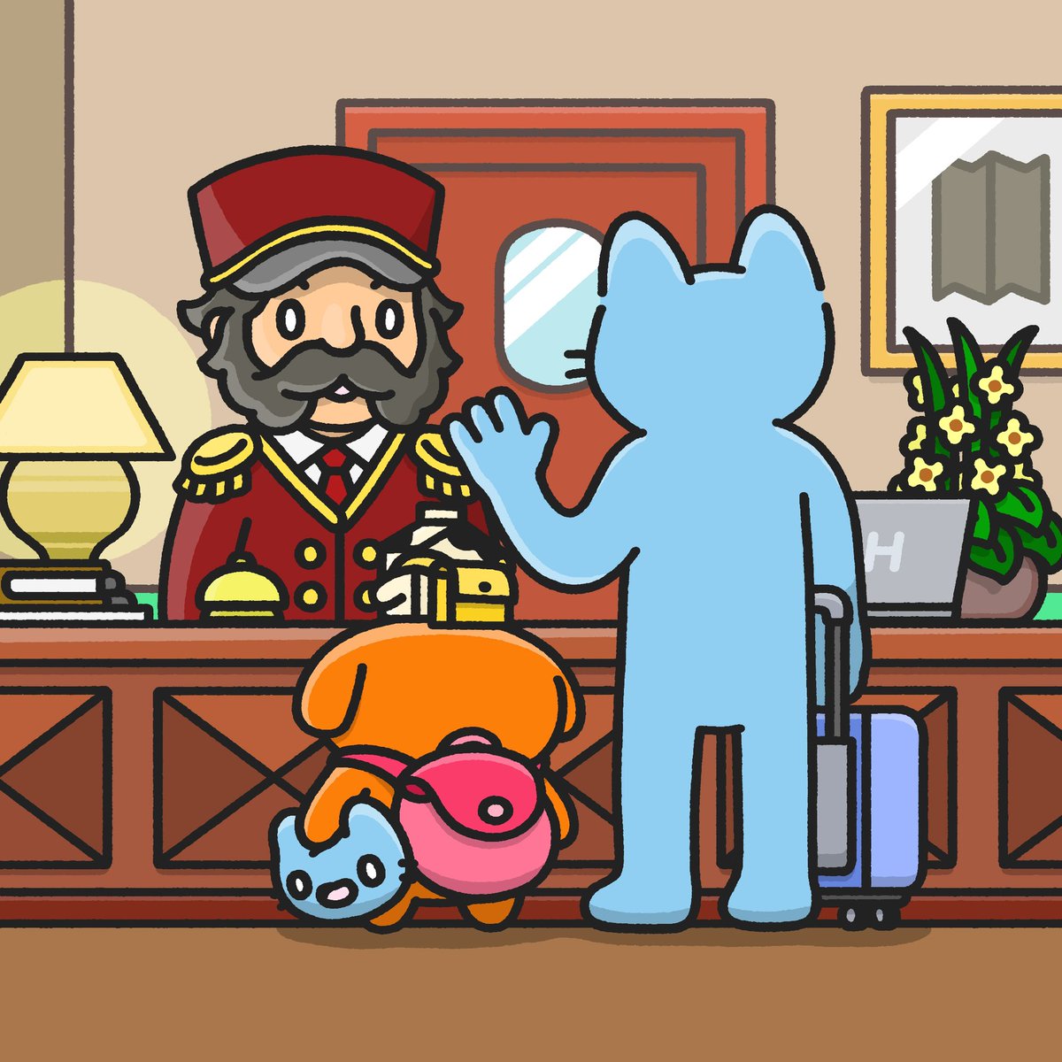 coolcats's tweet image. 🐱➡️🏨