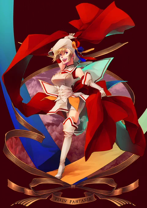 #企画一番最初のキャラシ絵と今一番最新のキャラシ絵 基本ラインは変わらないな…! 