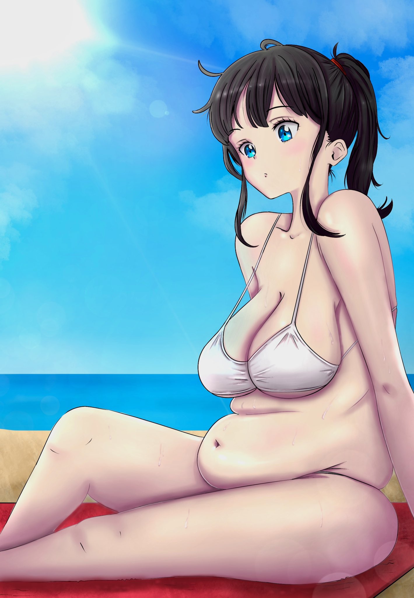 BellyWG on X: Chubby belly girl in bikini is the best!! Somebody didnt  prepared her summer body… t.coOVMpWwSB47  X