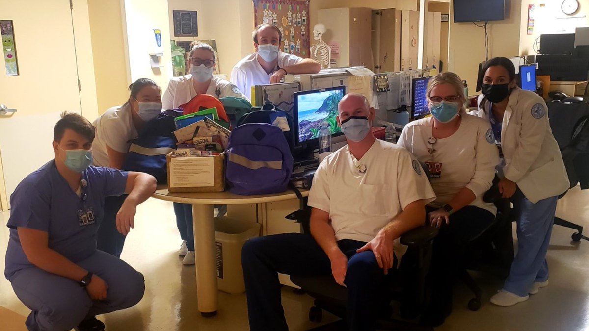 ValleyHealthNJ's tweet photo. We would like to thank departments across Valley Health System for their participation in the #Backpacks4Kids program, the largest #SchoolSupplyProgram of its kind in Passaic County. Featured is The Valley Hospital #SchoolOfRadiography class of 2023 who donated several backpacks. https://t.co/aQKlLVr8YB