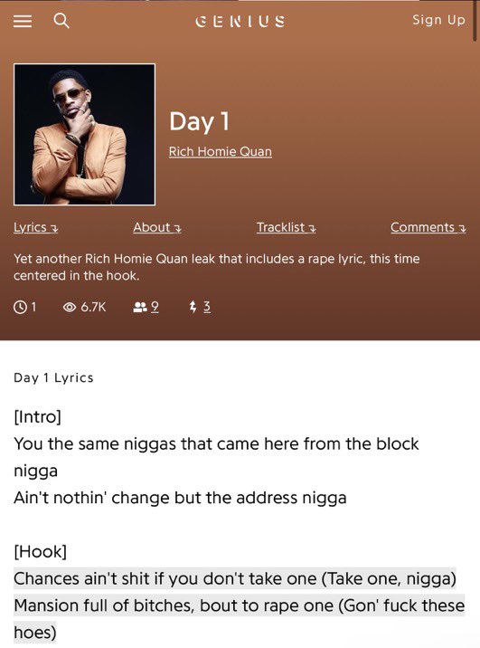 Dreadful4Tymes's tweet photo. Y’all just openly rapping about raping women???? 🤨 https://t.co/ovrKEdoc6g