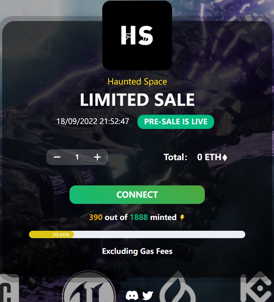 Haunted Space | Mint Sept 23rd tweet media