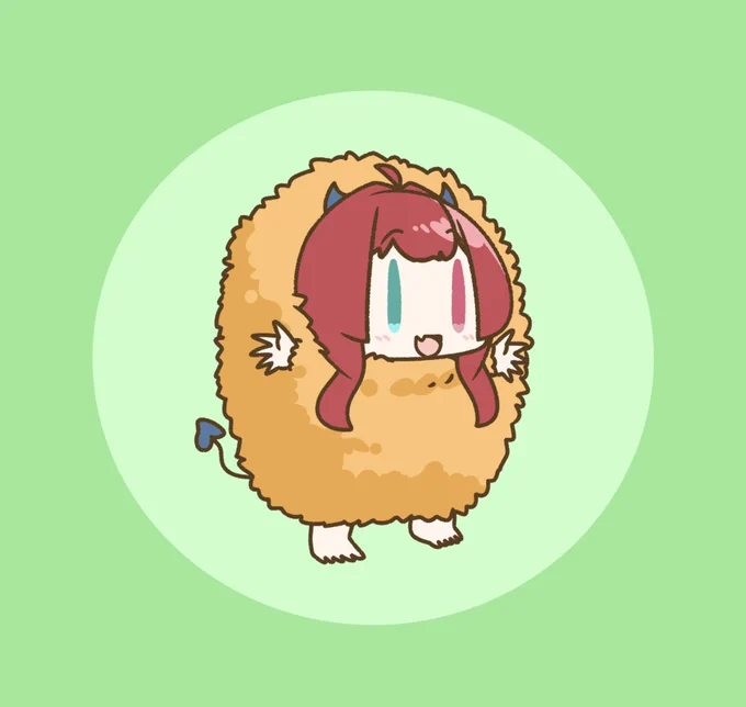 台風の時に現るコロッケロアちゃんロアちゃんコロッケ食べてる〜なぜだか台風が来るとコロッケを食べるといいらしいよだからロアちゃんコロッケパーティしてこ〜だロアちゃんにコロッケアゲアゲ楽しい夢を〜今日のご飯カップヌードル #ロアート 