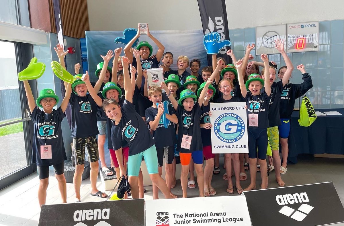 guildfordcitysc's tweet photo. National Arena Junior Swimming League Champions!!! 

Big well done to all our swimmers today! What a fantastic result! 

#GuildfordCitySwimmingClub #SEPerformanceCentres #Team #Surrey #Guildford #KitKabin #Phelps @juniorswimleague https://t.co/K41521aSDA