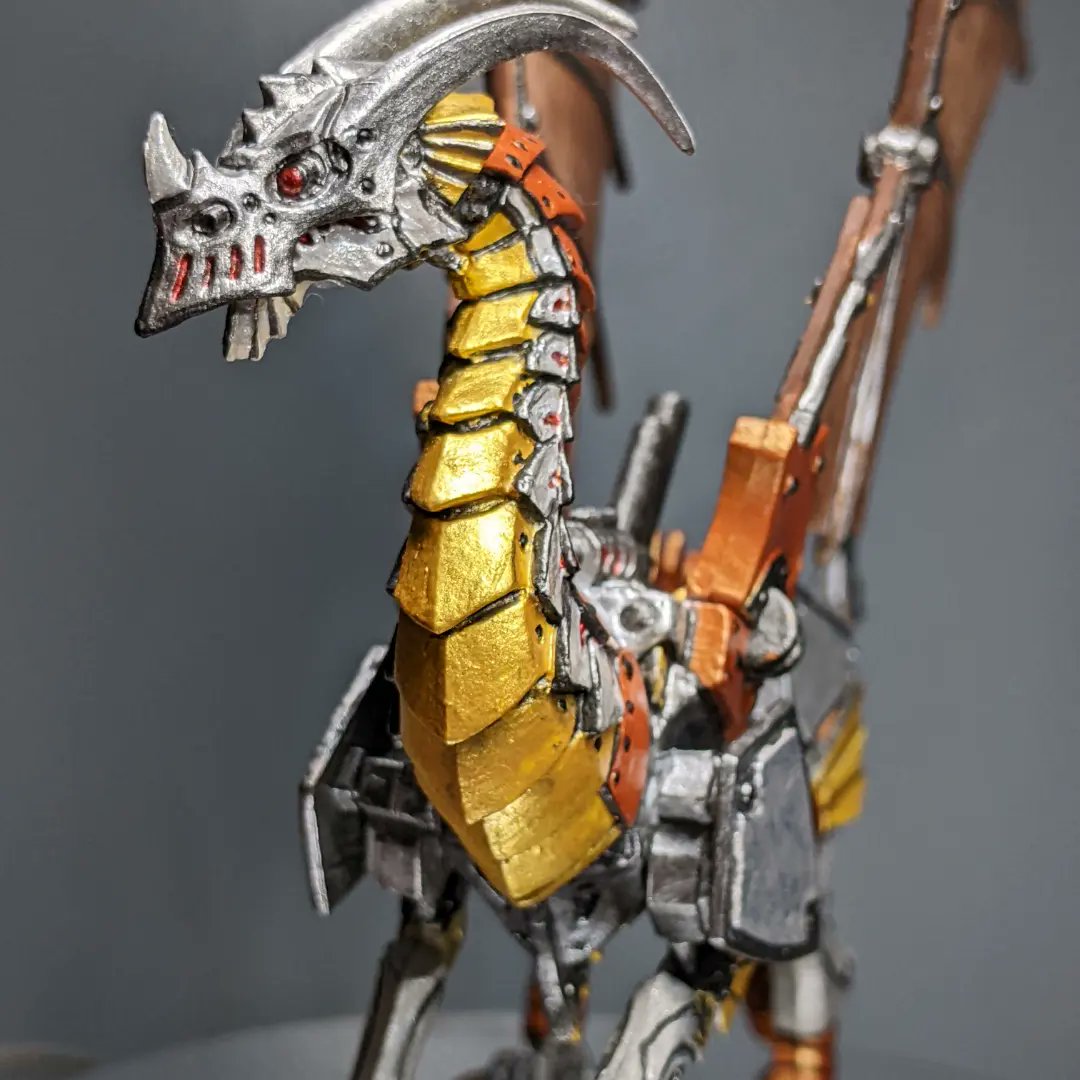 DtgPainting's tweet photo. Reaper Bones Wyrmgear Clockwork Dragon
#miniaturepainting #miniatures #dungeonanddragonsminiatures #dungeonsanddragons #pathfinder #pathfinderminiatures #clockwork #clockworkdragon #reaperbones #reaperbonesminiatures https://t.co/2Cggw6RBL2
