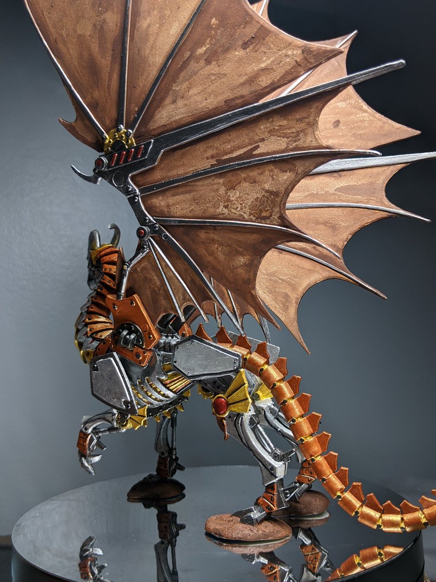 DtgPainting's tweet photo. Reaper Bones Wyrmgear Clockwork Dragon
#miniaturepainting #miniatures #dungeonanddragonsminiatures #dungeonsanddragons #pathfinder #pathfinderminiatures #clockwork #clockworkdragon #reaperbones #reaperbonesminiatures https://t.co/2Cggw6RBL2