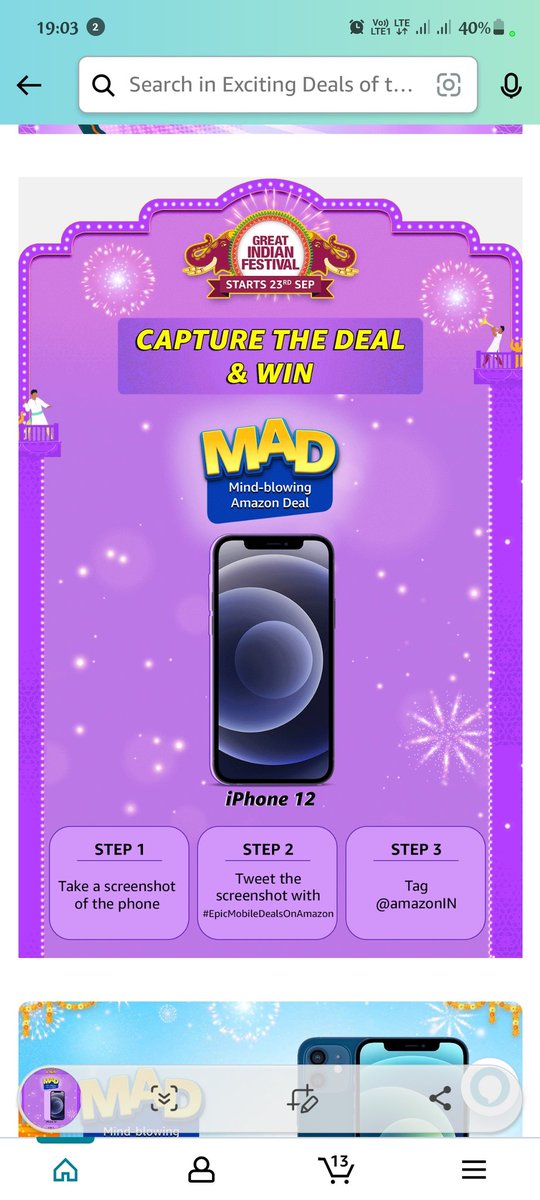 JenaJasmin's tweet photo. #MAD #MinblowingAmazingDeal #EpicMobileDealsOnAmazon @amazonIN #GreatIndianFestival 2022 #Starts23rdSept https://t.co/1DqCHyVZIb