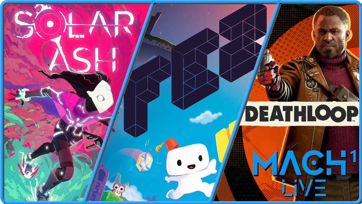 Le prochain Mach 1 Live est imminent ! Rendez-vous mardi 20 Septembre à 18h chez @GyooRunsStuff (twitch.tv/gyoo_) pour découvrir le #speedrun de 3 jeux :
- Solar Ash
- FEZ
- Deathloop

Et pour l'indice du prochain épisode, ça arrive très bientôt !