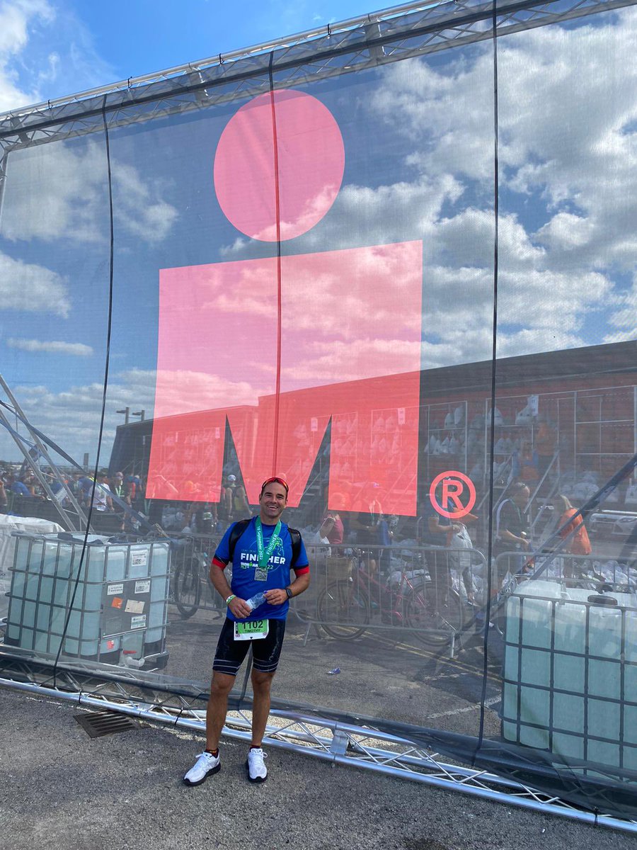 adventurestt's tweet photo. Completed @IRONMANtri Weymouth 70.3 great day and bit of training. 5hrs &amp; 46 mins ✅ https://t.co/3MXNHdlcbm