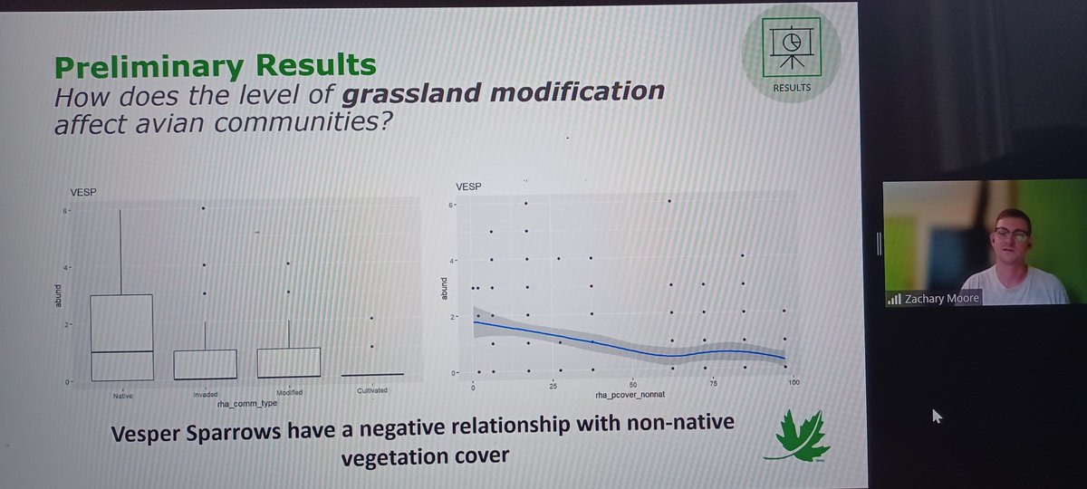 SCO_SOC's tweet photo. Thank you Zachary Moore for teaching us about some of the relationships that exist between grassland birds and non-native vegetative cover in the foothills of the Rocky Mountains! #SCOSOC2022 https://t.co/ewLeD7QmiY
