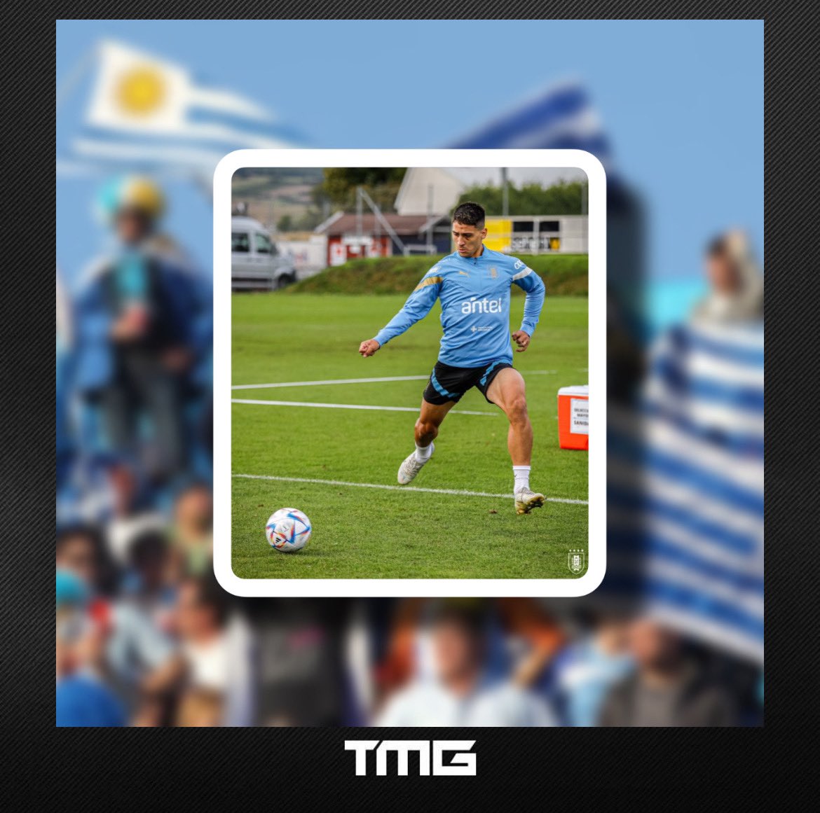 TMGFootball's tweet photo. Primer entrenamiento para Martín en la selección absoluta de @Uruguay 📸

martin's first training in the national team 🇺🇾 https://t.co/AsvIUMAJMq