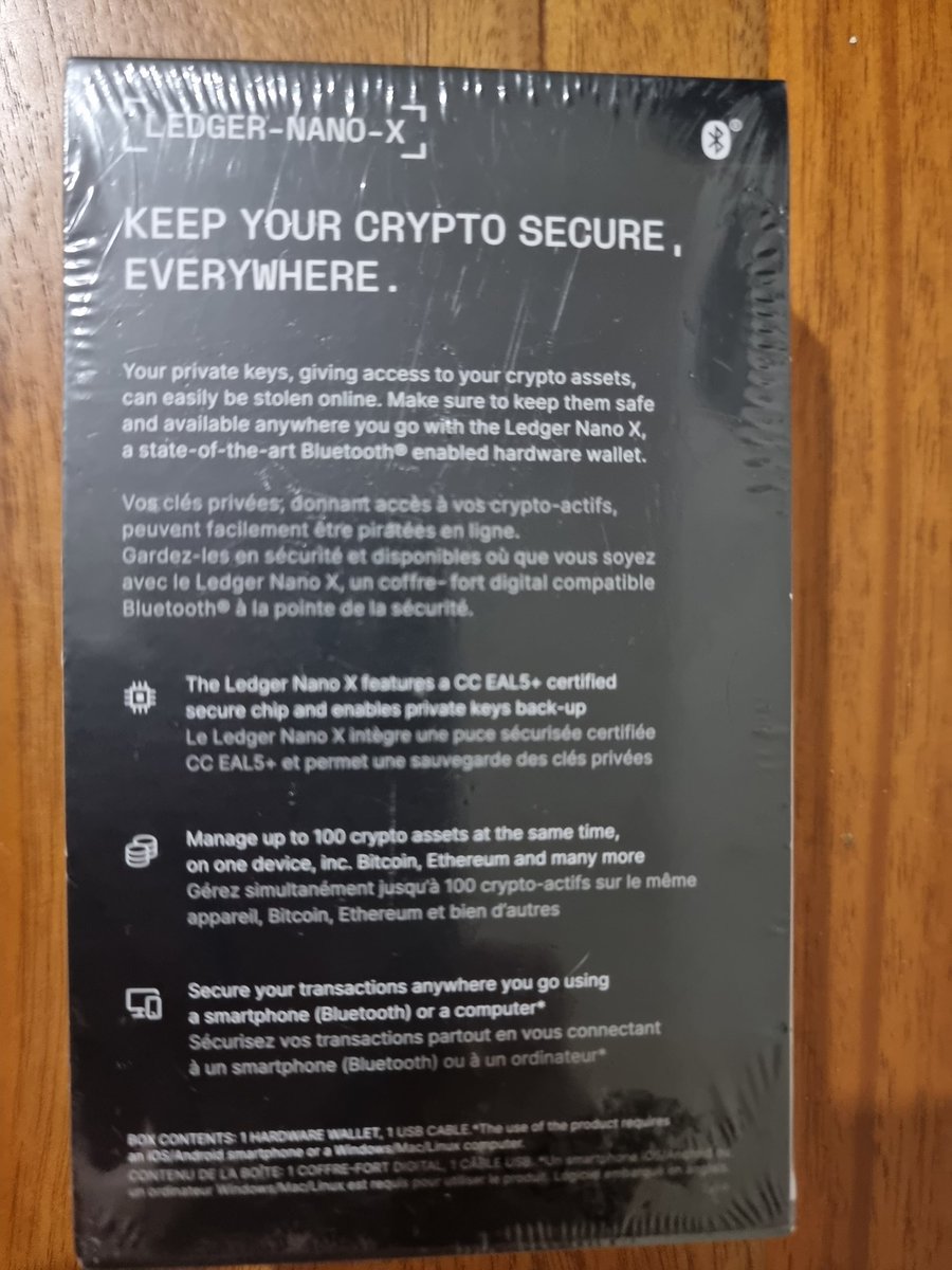0x_Lunatic's tweet photo. Thank you @m1sslegendary for getting my rugged ass, a Ledger. ❤️ https://t.co/UJJ1xLM4R6