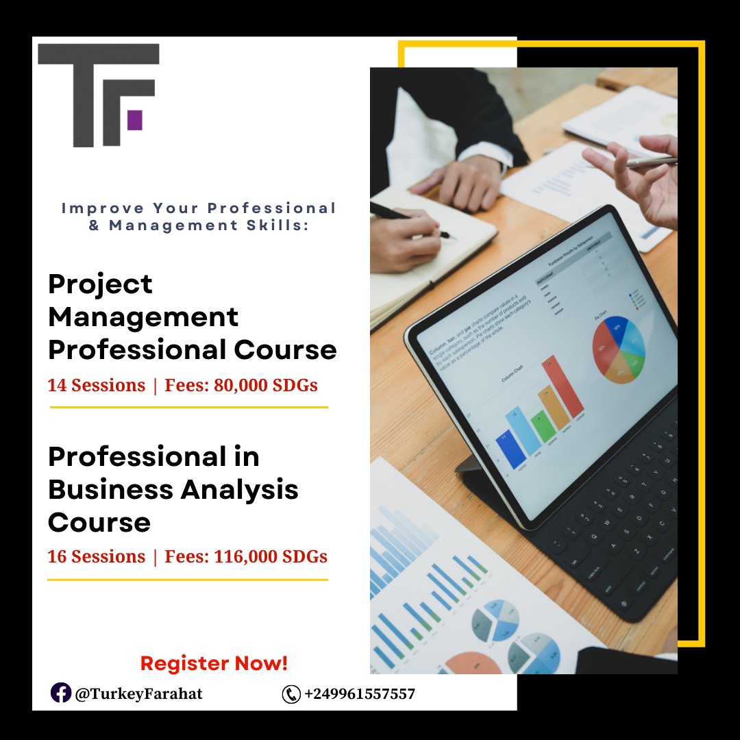 WINJYEnterpris1's tweet image. إعلان تسجيل 🔈
باب التسجيل مفتوح الآن في البرامج التدريبية الآتية:

🟣#إدارة_المشروعات_الاحترافية (#ProfessionalProjectManagement ) :

forms.gle/TgKYEtfQxsjnLb…

🟠 #محترف_تحليل_الأعمال 
((#Professional in #Business #Analysis:
 
forms.gle/xTrYfARUwY5Wcn…

#PMP #PBA #Sudan #Khartoum