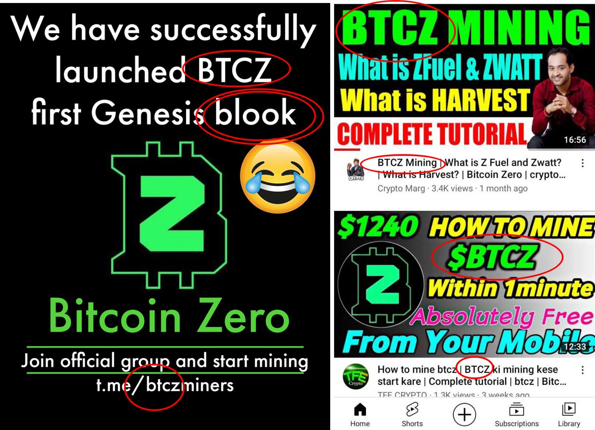 Please everyone beware: there is a #SCAM token abusing the "#BTCZ" acronym for a token that's completely unrelated with #BitcoinZ &amp; the original #crypto idea

Report this fake <a href="/btczminers/">Bitcoin Zero Miner's - BTCZ</a> project that is not even recorded in <a href="/CoinMarketCap/">CoinMarketCap</a> &amp; every related content 

#ScamAlert