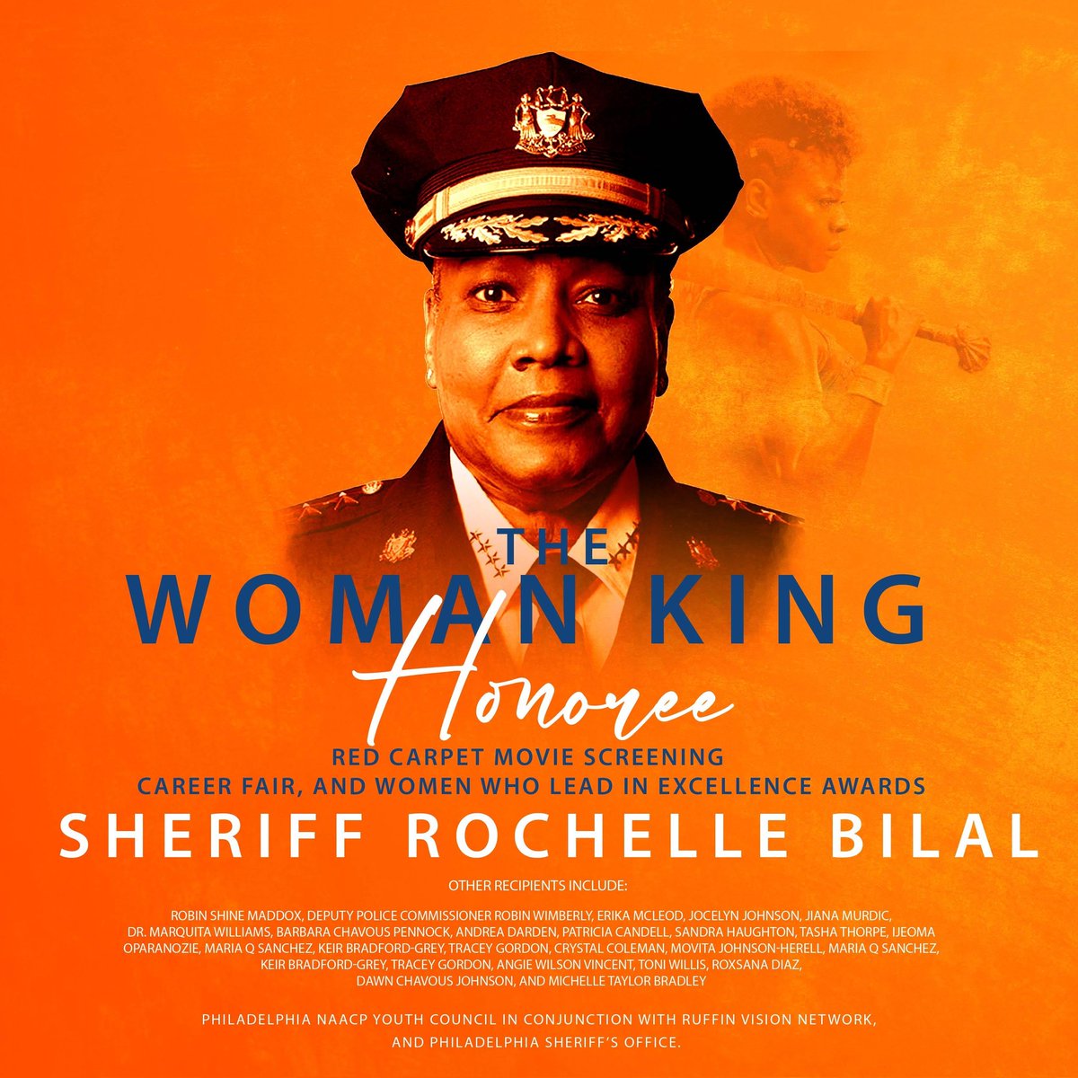 Rochelle5692's tweet photo. I just want to thank the Philadelphia NAACP YOUTH COUNCIL For this great honor. I also want congratulate all the other honorees. Enjoy the day and the movie. https://t.co/0Te2lzjaWP