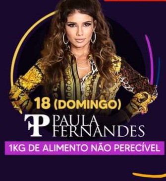 TeusEncantosPF's tweet photo. E hoje, a cantora apresenta a turnê 11:11, na 39° FAMPOP, em Avaré/SP.  A entrada é 1kg de alimento não perecível!!🥰💃❤ #turneonzeonze #paulafernandes #fampop #avaré #hoje https://t.co/FmrrGAoXyn