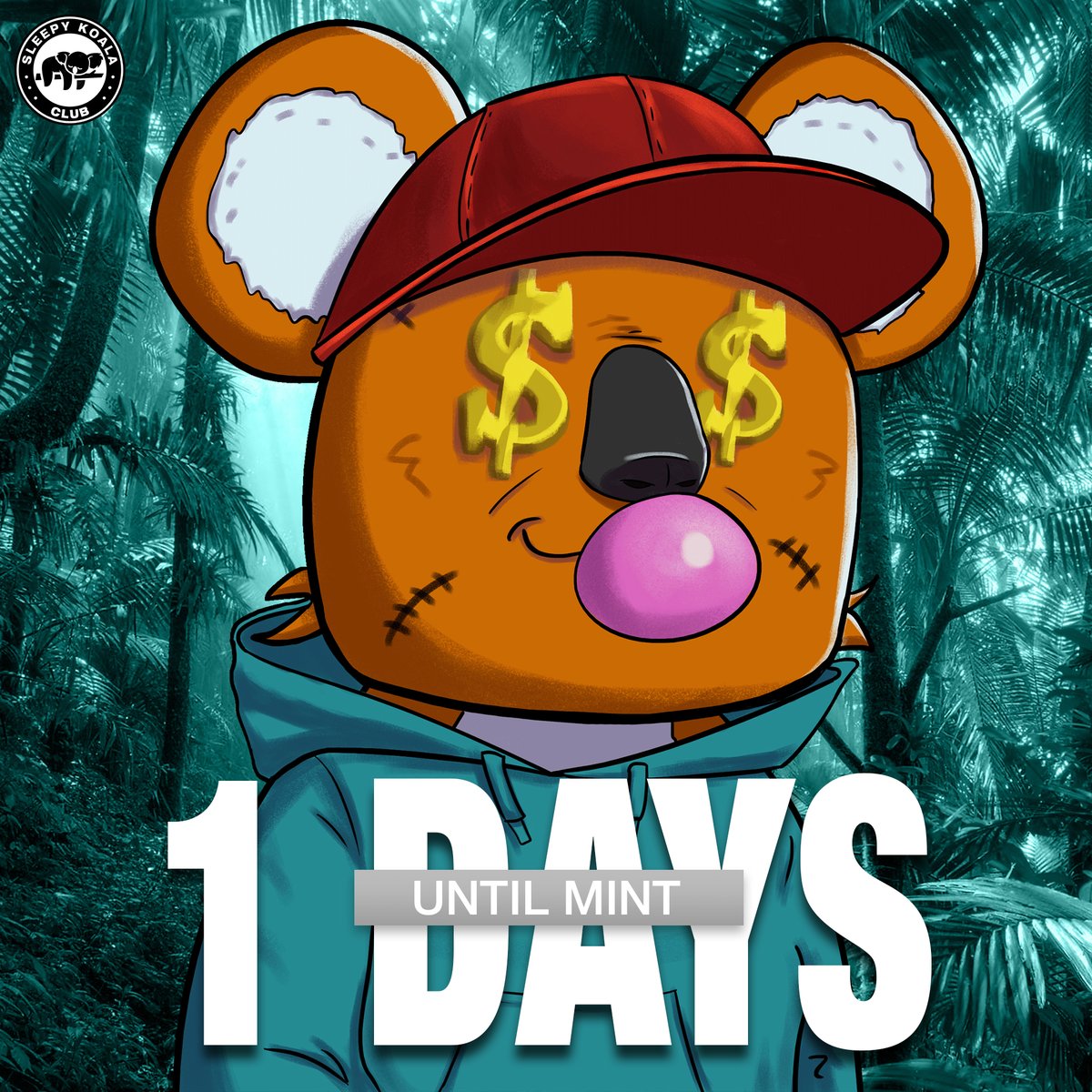 Sleepykoalaclub's tweet photo. 1 day until the party finally starts !🥳📈 https://t.co/s38LJic3ba