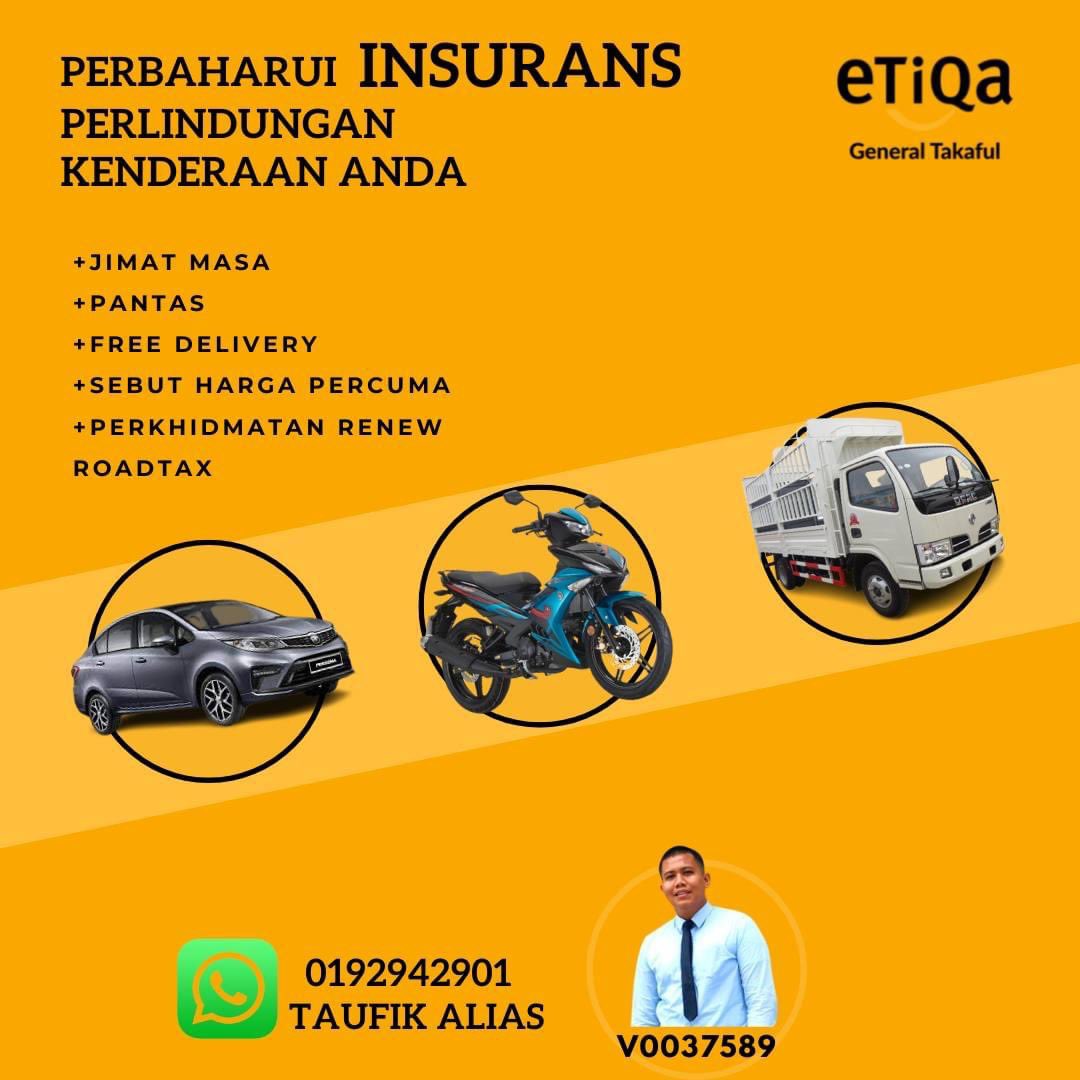 mrtaufikalias's tweet photo. Assalammualaikum. Saya ad buat khidmat servis perbaharui roadtax dan insurance. Kalau berminat untuk tengok harga or renew, boleh ws saya di 0192942901 ataupun boleh klik link di bawah

https://t.co/TEaX0d9bv7 https://t.co/Pog1WqKzXN