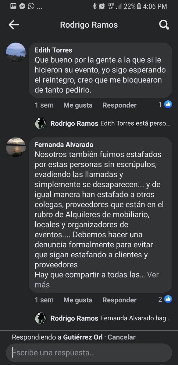noahdz14feb's tweet photo. Y al hacer la denuncia publica, me di cuenta que se ha estafado a un monton de personas más. Con grandes cantidades de dinero. Y el esposo y socio de ella, en vez de sentir verguenza, amenaza las avictimas de su fraude por disque difamacion. https://t.co/3XxBeavqXp