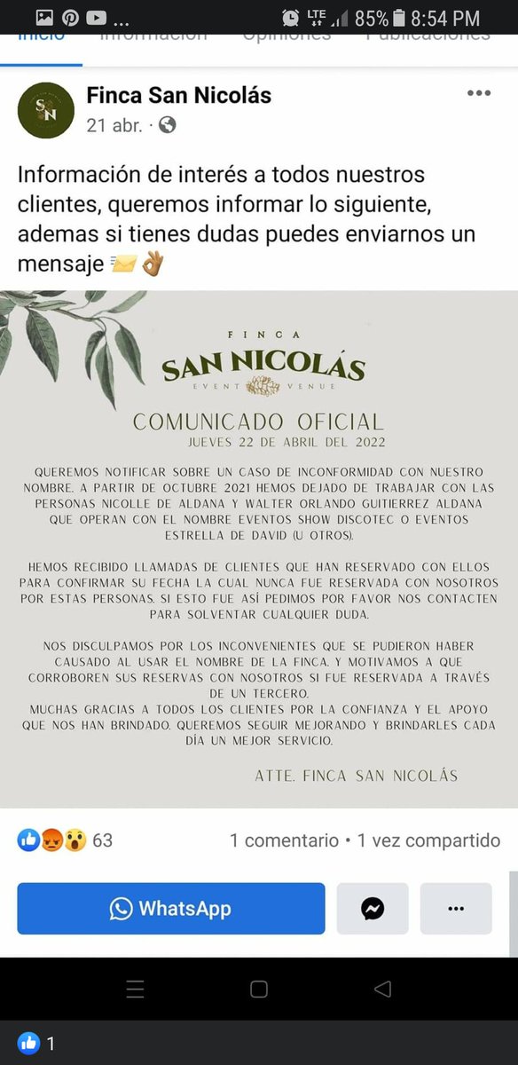 noahdz14feb's tweet photo. A estafado locales y usado el nombre de lugares para haces sus estafas. https://t.co/0IeePqkhWx