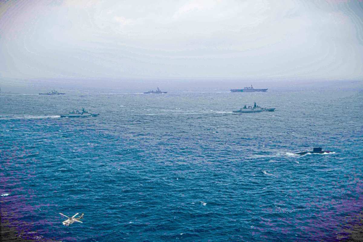 IN_HQENC's tweet photo. #JIMEX22 between #IndianNavy & #JMSDF concluded 17 Sep 22
Some of the most complex exercises undertaken jointly by the two navies - Adv level ASW, wpn firings, Air Defence exercises strengthening the bonds of friendship & interoperability https://t.co/i6ZpuSpG07