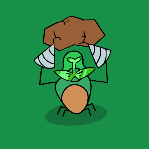 Kadomon_Patrick's tweet photo. Here is my fanart? of the grass starter in the game. Arms and legs are hard so I decided to just not do them. 
#pokemon #fakemon https://t.co/nSNyWsO0KB