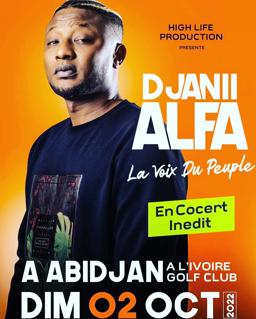 Le Peace Tour Act 2 Démarre le 2 Octobre à L’ivoire Golf Club D’Abidjan. #Peacetour #Akwaba ♥️🇬🇳♥️
bfan.link/chef-rebel