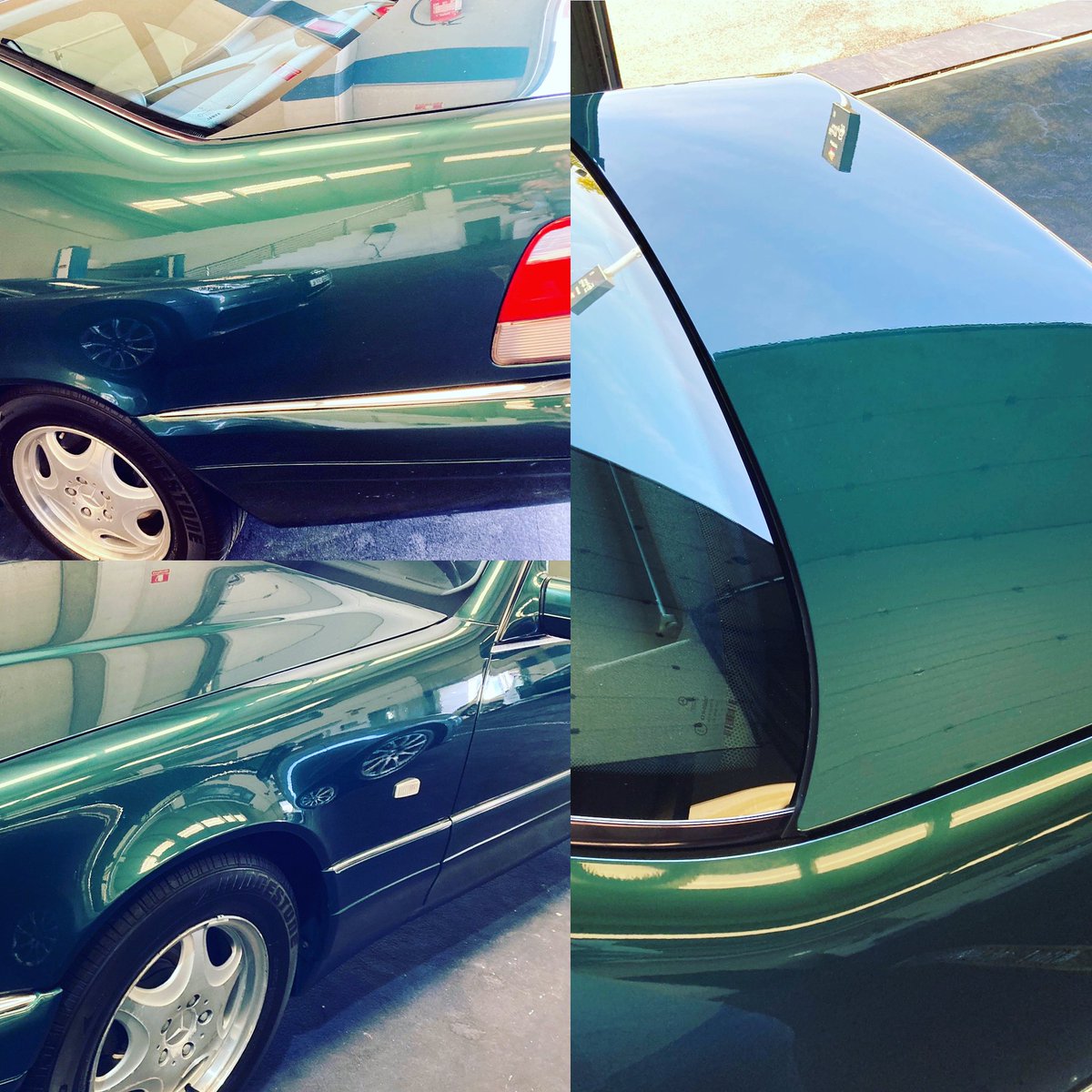 DonPatoWash's tweet photo. Recupera el brillo y mejora el aspecto de la carrocería de tu coche como en este Mercedes Benz S 420 del año 1998 #detailing #brilloextremo #autolavado #washandwax #lavado #pulido https://t.co/cYdY7FbR2X