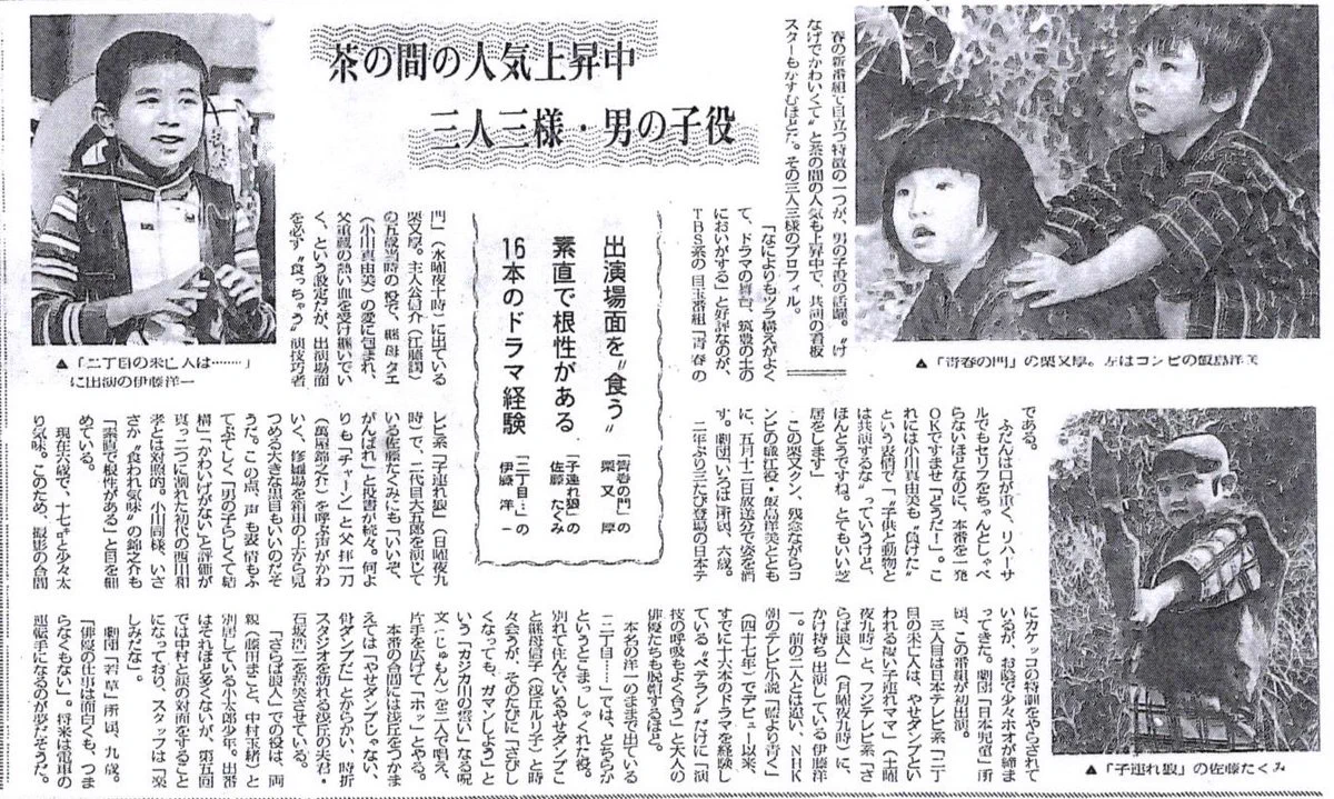 活動歴および当時の関連ビジュアル記録
