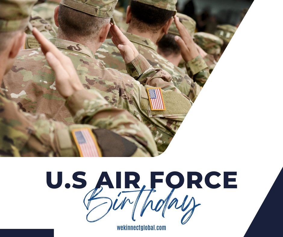 Happy 75th Anniversary to the US Air Force! We celebrate your presence and power in the skies ✈️ Thank you for your service 🇺🇸 . . . . . #USairforce #airforce #airforcebirthday #airforcebirthday2022 #USmilitary #airforceveterans #veterans #supportveterans #thankyouveterans