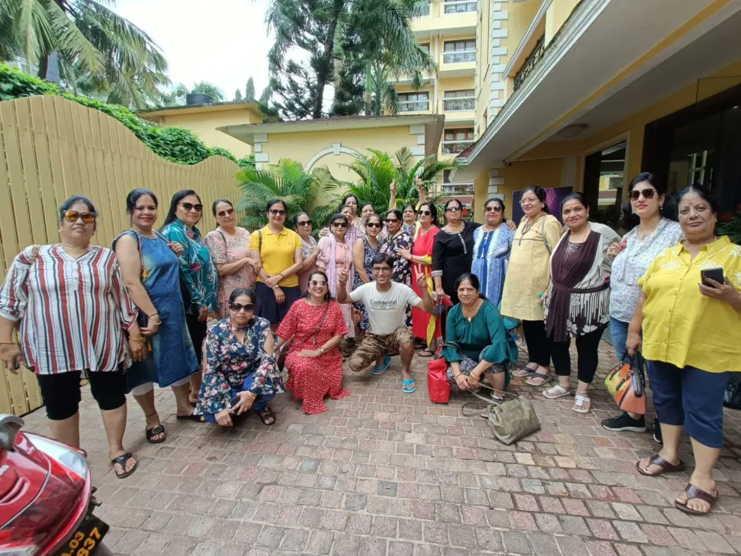 VARUNRSINGH's tweet photo. Serviced Leisure womens Special Group at First Halt Resort Goa
14-Sep to 17-Sep
Really appreciated our Trade Partners support and showing trust in our brand since ages.
Team #NSPL
#IVR 8447 117 117
#goaride #memorableladakh #andamanclap #himachalb2b #junglesaffar https://t.co/mwvHUvjvPZ