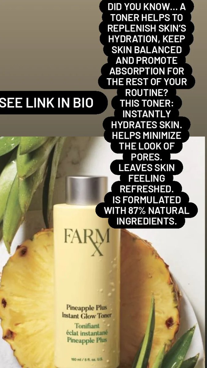 BGsbeautycare's tweet photo. Did you know… A toner helps to replenish skin’s hydration, keep skin balanced and promote absorption for the rest of your routine?
This toner:
Instantly hydrates skin.
https://t.co/iv311YeKCE
#avoncanada #pineappleplus #farmrx #toner #summer #brigittesbeautycare https://t.co/XFx8Tzk6c0