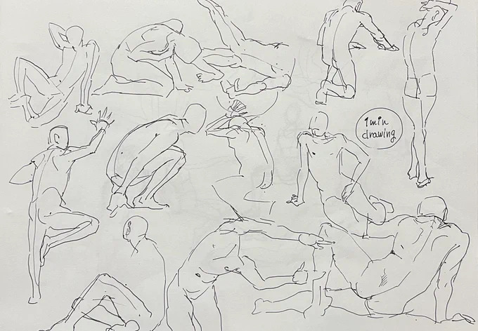 本日の1分ドロー
#ドローイング #日々描く 