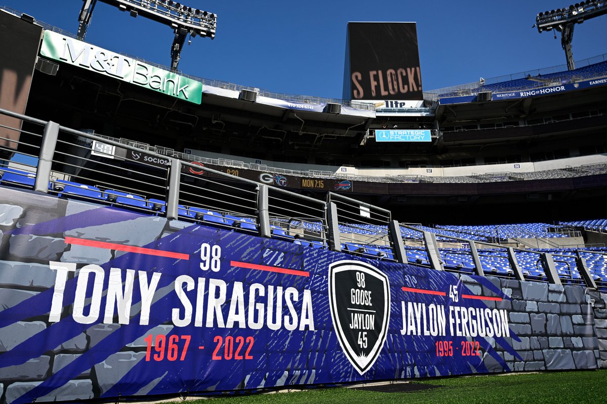 NFL's tweet image. For Goose and Jaylon. 💜🕊️