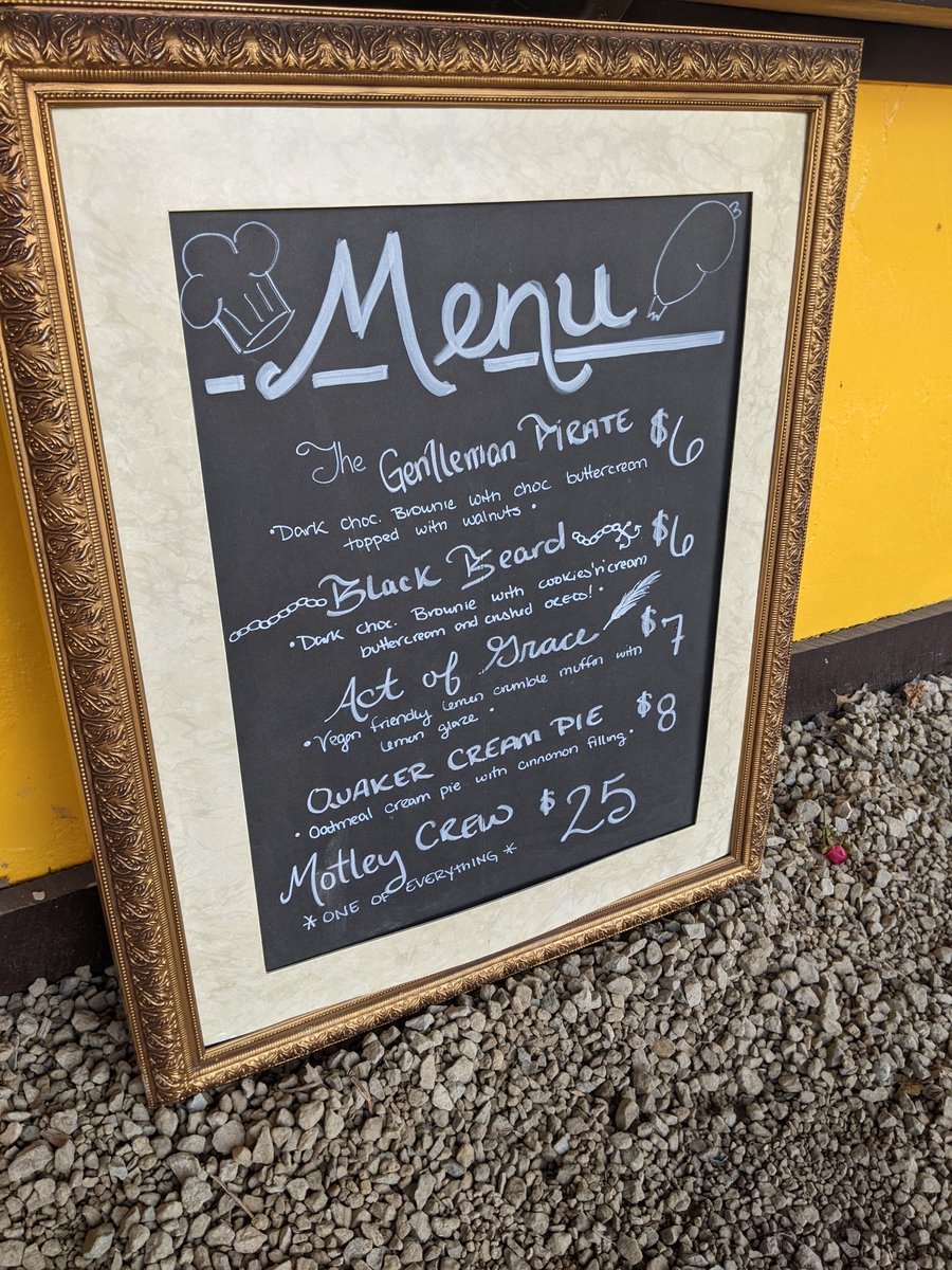 foralgernon's tweet image. Went to the Ohio Renaissance Festival for pirate weekend. And found this at the Snakery Snackery. And of course I bought a gift from the gift shop. @OurFlagHBOMax
@david_jenkins__ @rhysiedarby @TaikaWaititi