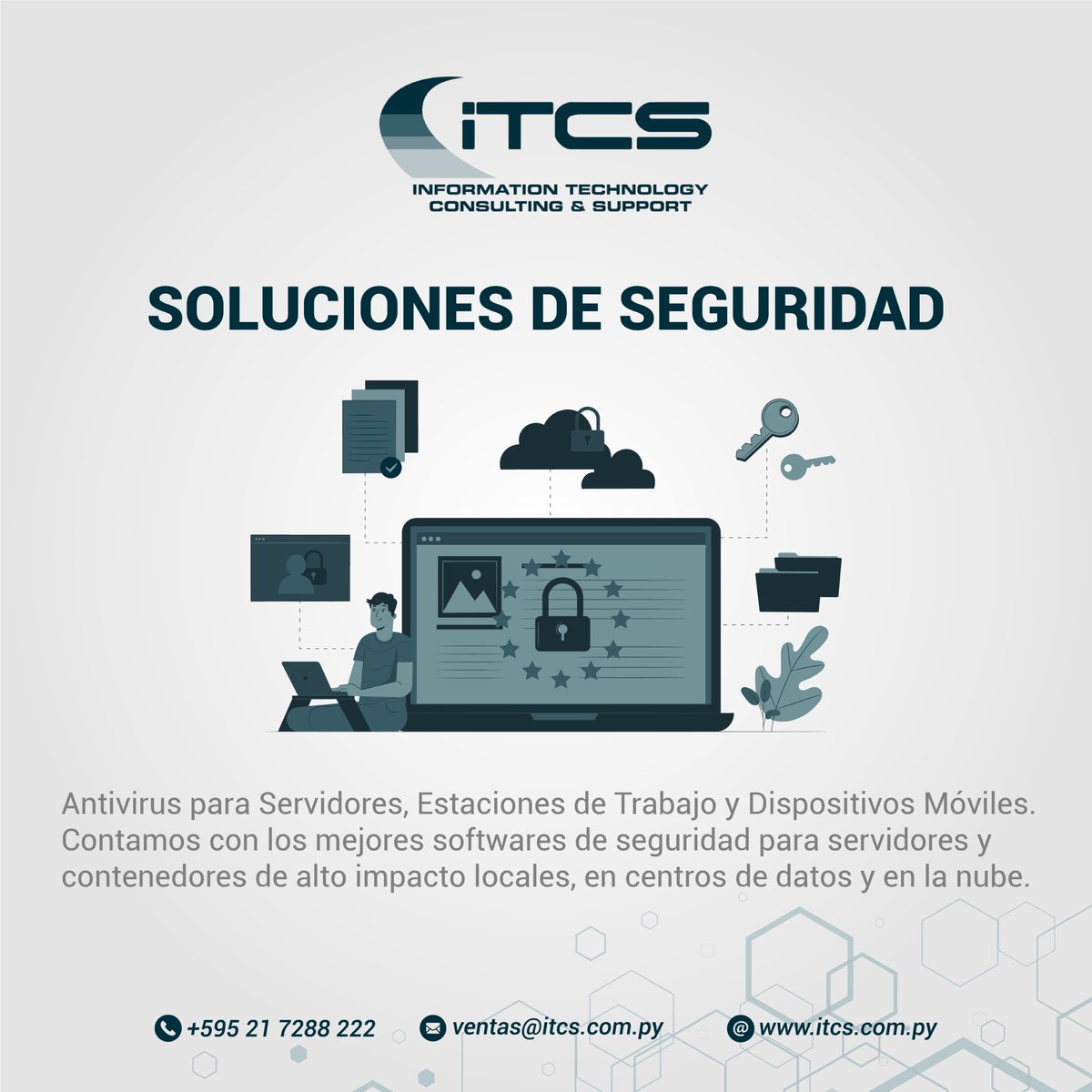 itcssa's tweet photo. En @itcssa contamos con los mejores profesionales capacitados y el mejor servicio de seguridad para tu empresa.

#ITCSSA #ServiciosITCS #Servicios #Infraestructura #Productividad #IT #TI #Service #TransformacionDigital #DigitalTransformation #seguridadempresarial https://t.co/6ZAJ1WA9iu