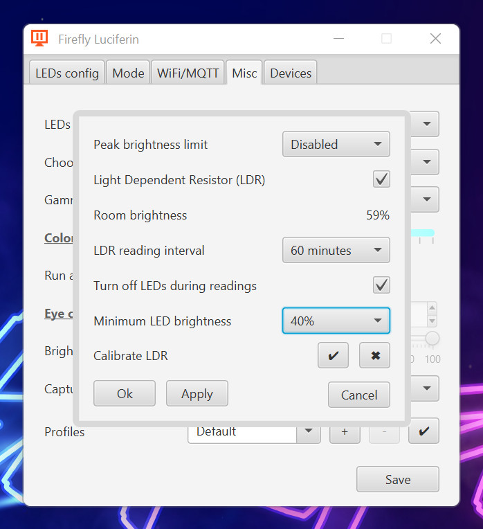 A new version of #Luciferin has been released along with a new version of the official PCB that adds support to a light dependant resistor for automatic brightness adjustment. Find out more on #GitHub.