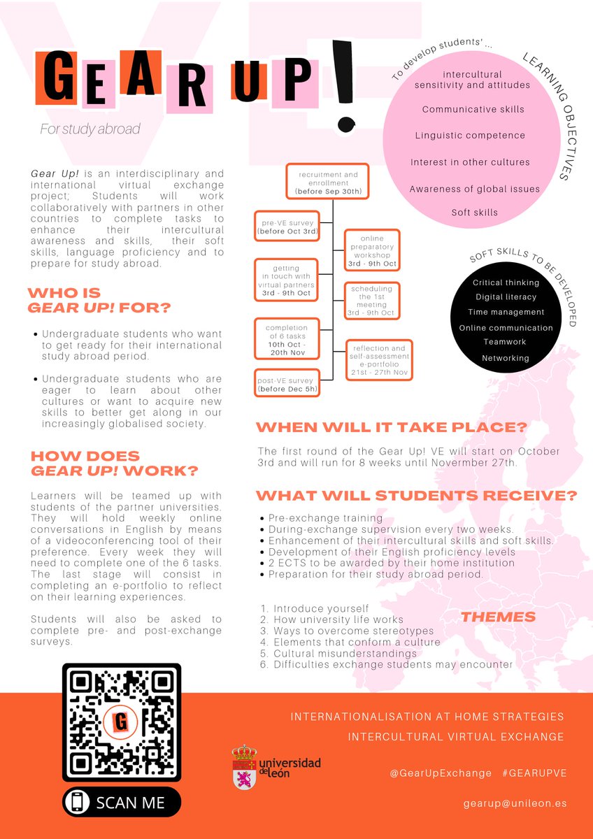 GearUpExchange's tweet photo. Our first round of the @GearUpExchange for study abroad starts on 3 October. If you are an undergraduate student who enjoys learning about other cultures this is for you. The application deadline ends on 30 Spetember. Application form is on our website! https://t.co/xwi91JhDPj