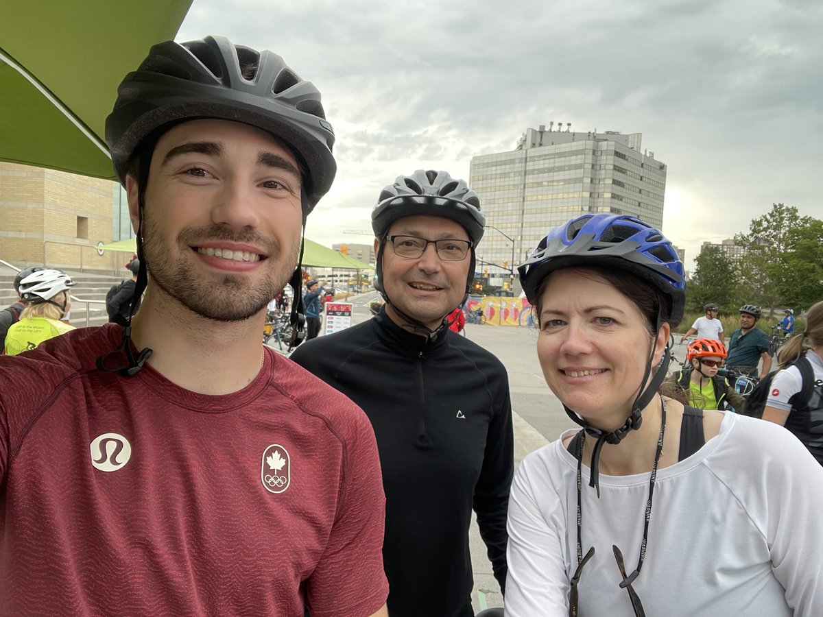 hnoeham's tweet photo. Finished the 25km ride of the @tourdesauga with my hubby and son! https://t.co/TrxlKG7nU3