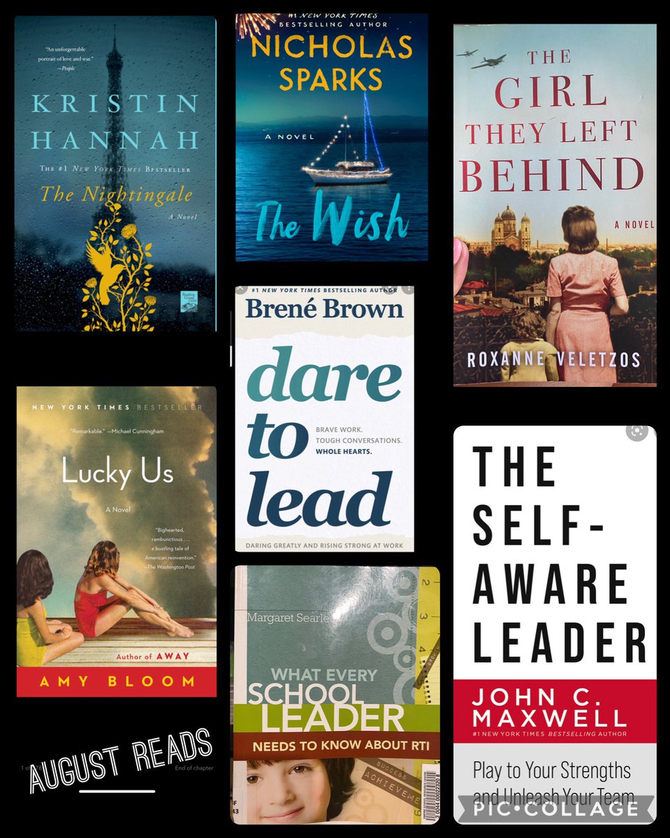 August reads! Late but better than never. Missing reading for enjoyment already…