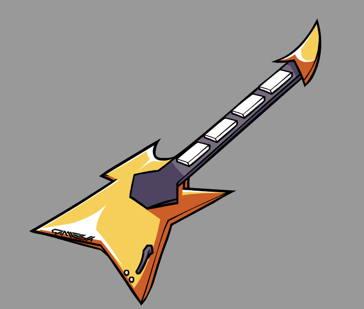 B3 Camellia's Guitar. By @KryptoAnims
