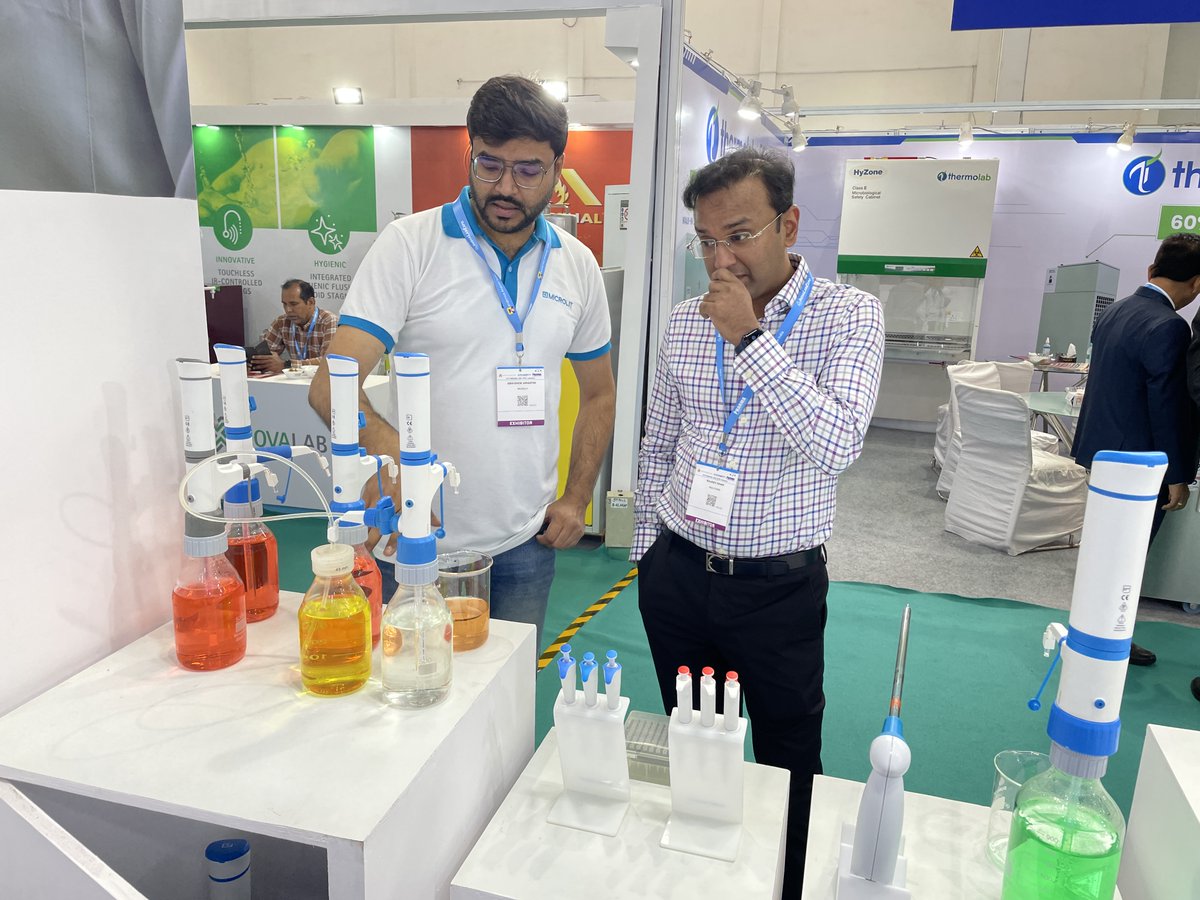 Microlit_Global's tweet photo. It was a wonderful experience to be a part #IndiaLabExpo2022 in Hyderabad, India. We are thankful to everyone for visiting our stall & acknowledging our #innovative products.
In case you would like to know more about MICROLIT, email us at info@microlit.com
#ExperiencePrecision https://t.co/8pV0TLiQNp