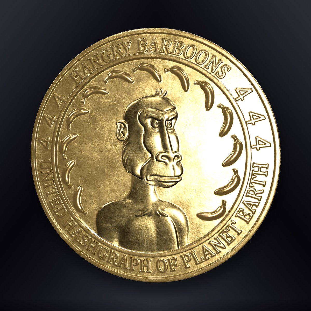 Hey guys! 🪙 GIVEAWAY TIME 🪙 Golden Banana Coin GIVEAWAY from the HANGRY HEADS To enter: Follow @Lorixrp AND These four Hangry Head holders: @zombies_meta @CryptoPandasNFT @theD00d84 Retweet Tag 3 friends 48 hrs! #HBAR #HangryHeatWave