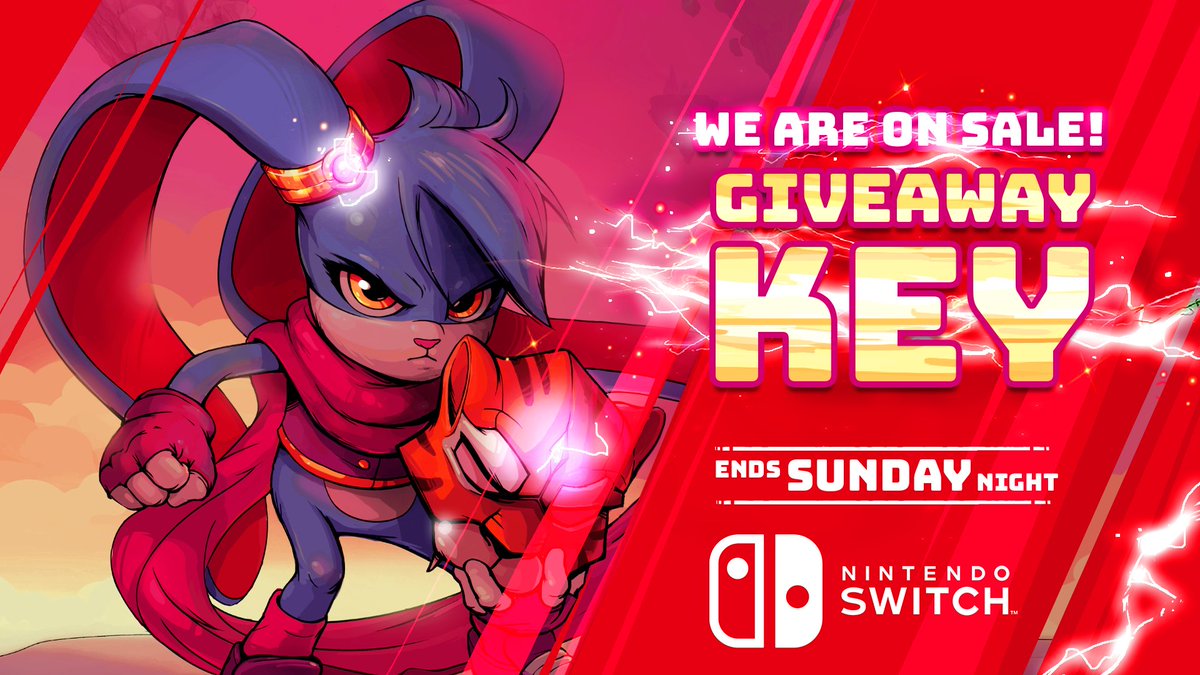 KazeWildMasks's tweet photo. Nintendo Switch
GIVEAWAY KEY! 😱 😱 

We are on SALE on Nintendo Switch 66% OFF!
❤️🔁 Like + RT this tweet
➡Follow @KazeWildMasks

➡ Mention a friend's name who need to play Kaze!

Winner announced end of Sunday! 
12 hours left!

#NintendoSwitch #DiaDoNintendista 🇧🇷 https://t.co/n7smjFlMf0