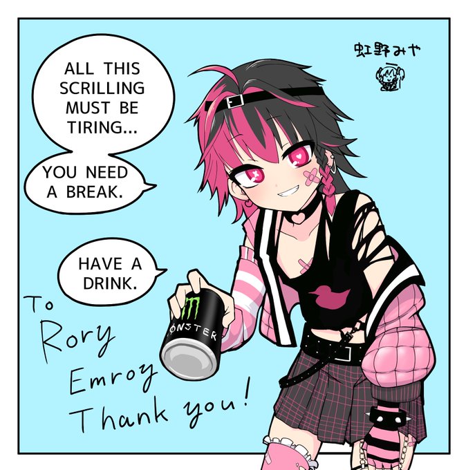 Skeb納品しました
海外のVの方らしいです、元絵ありのパロディで描かせて頂きました
リクエストありがとうございました 