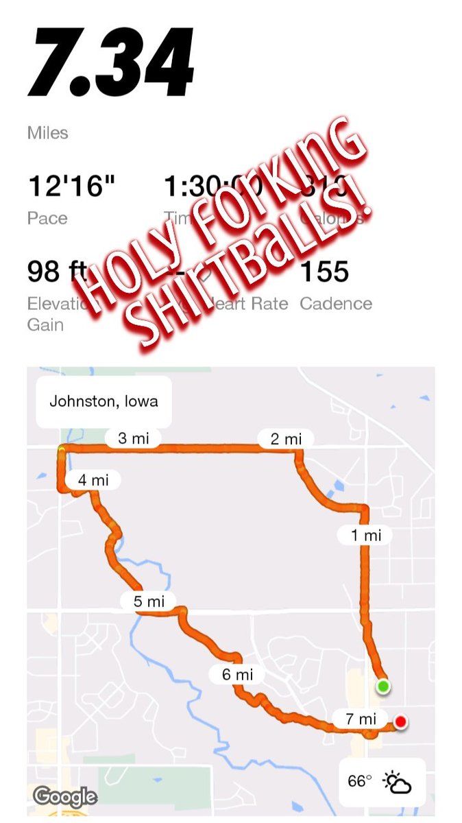 HeyLets's tweet photo. Started running back in May and this seemed impossible then.
Weirdly enough I looked forward to it all this week. I knew the weather would be right and I could properly plan/prep for it
#IowaFall #CoachBennett #NikeRunClub https://t.co/sPd7eFajS4