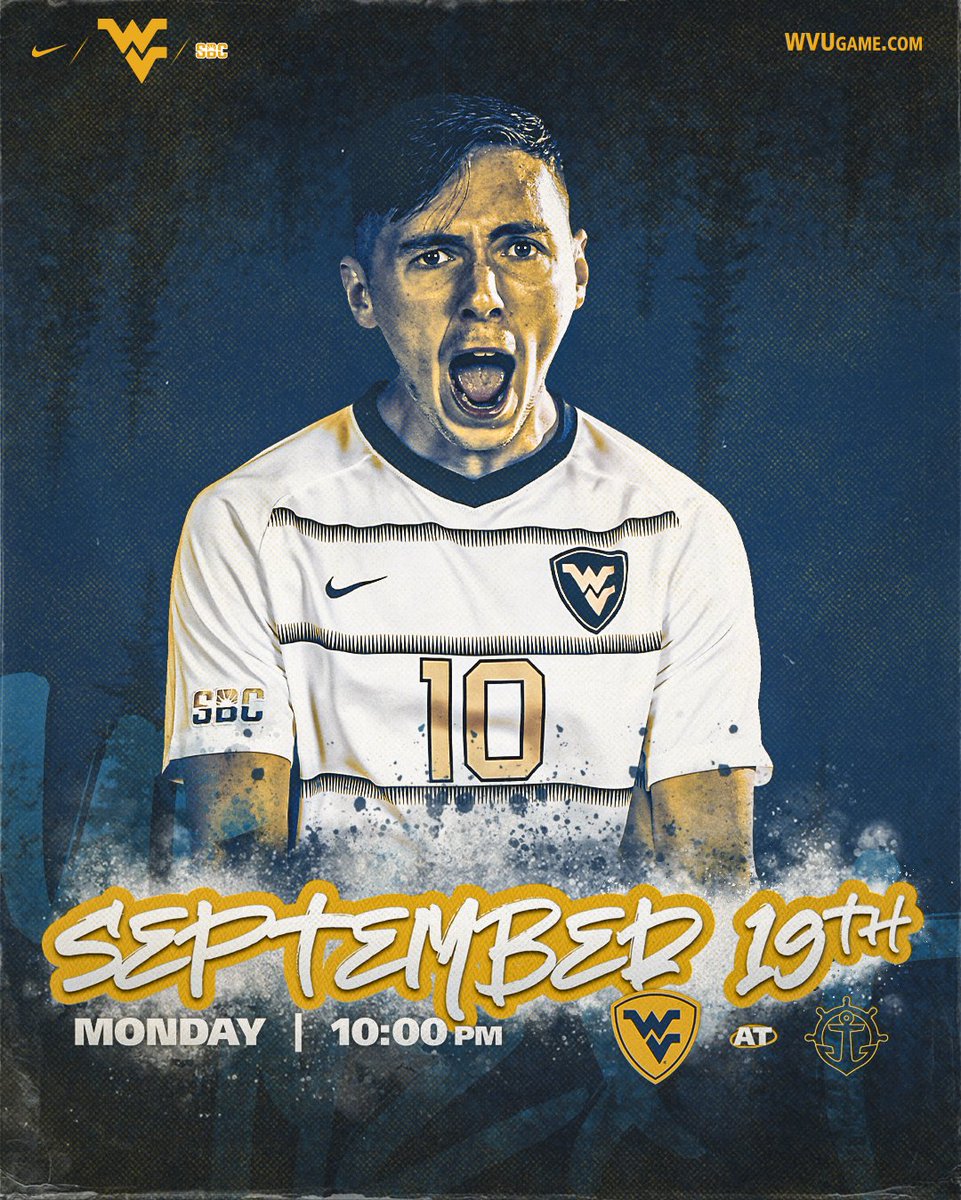 WVUMensSoccer's tweet photo. BIG one out West 🛫

#HailWV https://t.co/RWDEEAjQRu