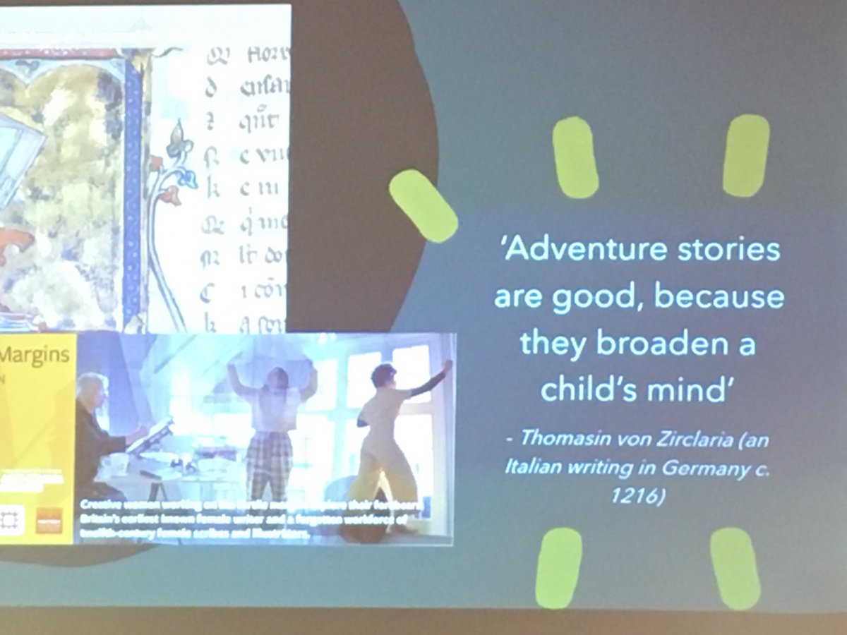 ExploreArch's tweet photo. Love this quote highlighted in @1066Unicorn’s talk hosted by @bexhillmuseum @HastingsbookFes @IMdFS just now. So great that #MariedeFrance’s writing is featured in #HastingsBookFestival #Sussex #SouthCoastofEngland
#MedievalAdventureWriter #FemaleMedievalWriter #AdventureStories https://t.co/c8fk6fciY8