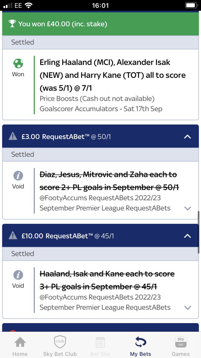 lukeyboy9898's tweet photo. @FootyAccums 
Any idea why these bets are void https://t.co/qPdp8daUxi